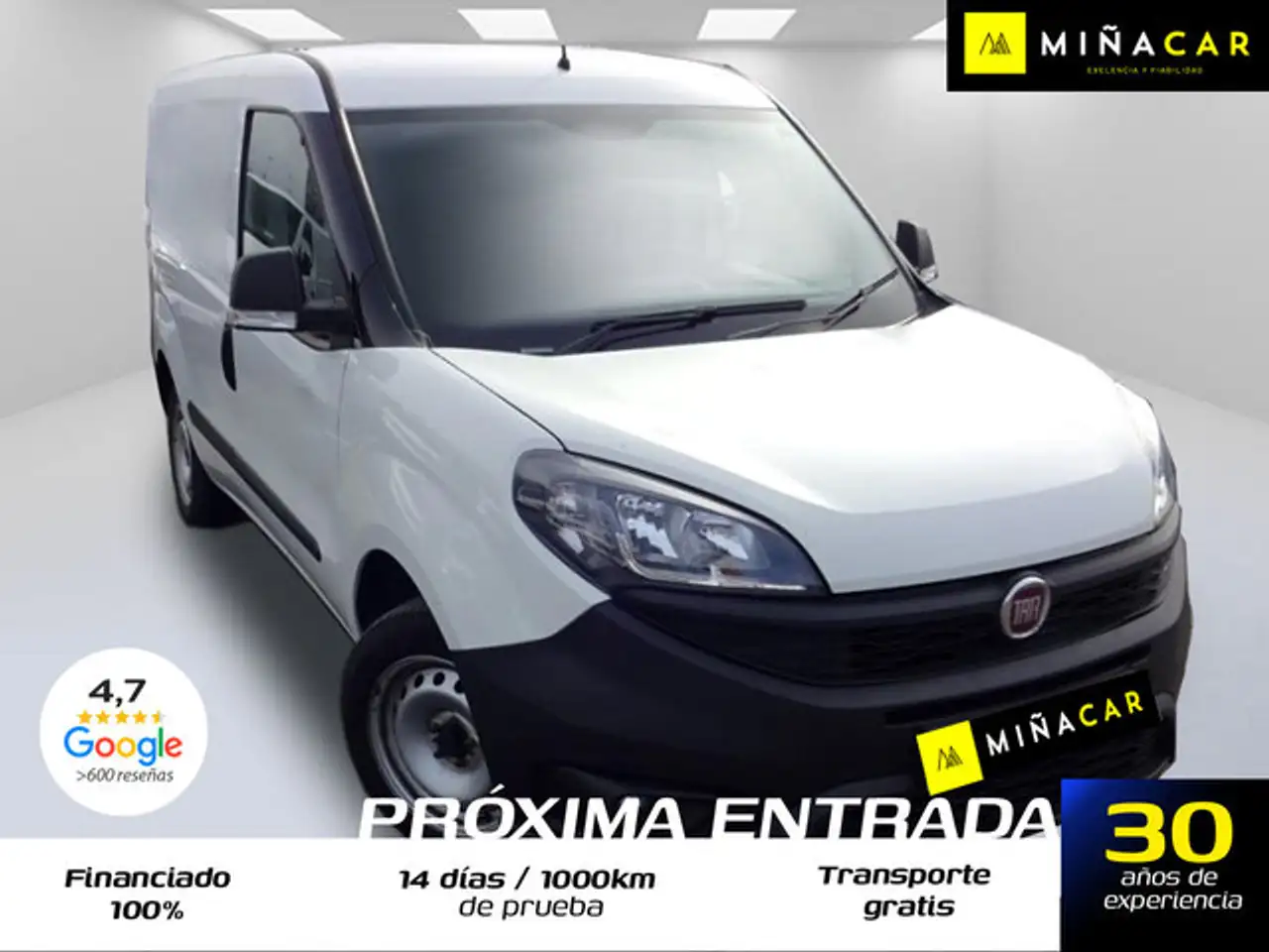  Renting Fiat Dobló Cargo 1.3Mjt Base Plus Maxi 70kW Blanco