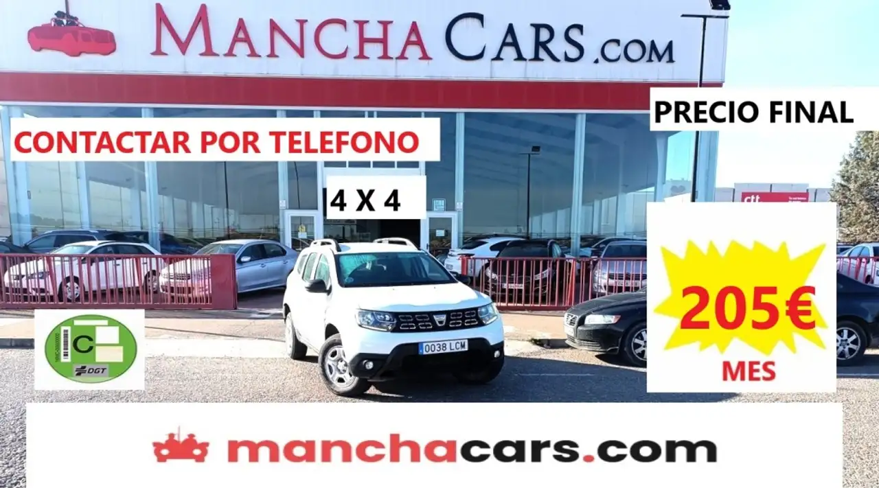  Renting Dacia Duster 1.5Blue dCi Essential 4×4 85kW Blanco