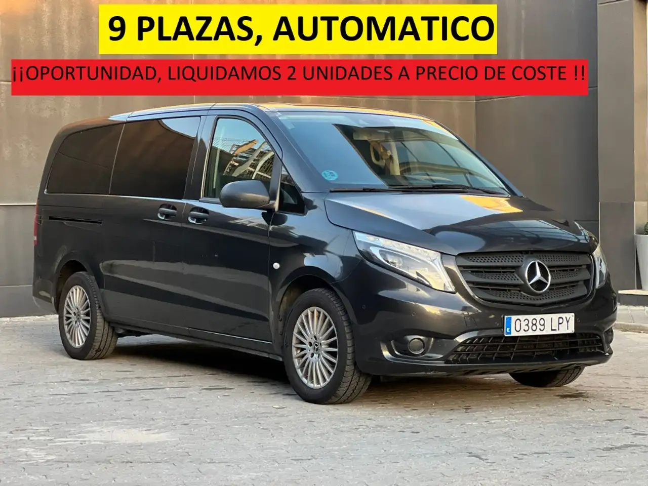  Renting Mercedes-Benz Vito Mixto 116CDI Larga 9G-Tronic Gris