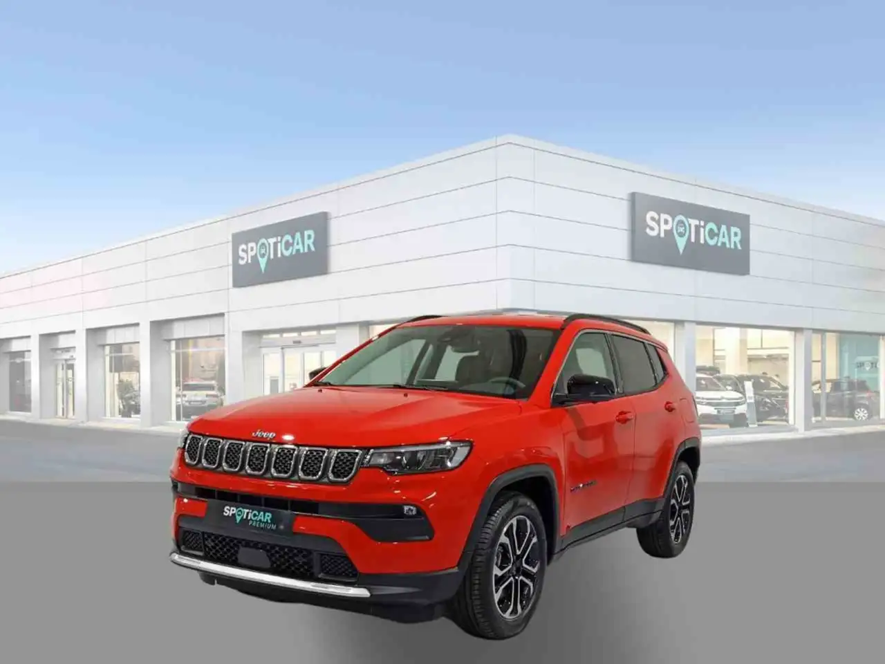 Renting Jeep Compass 1.3 PHEV Limited EAWD Aut. 190 Rojo