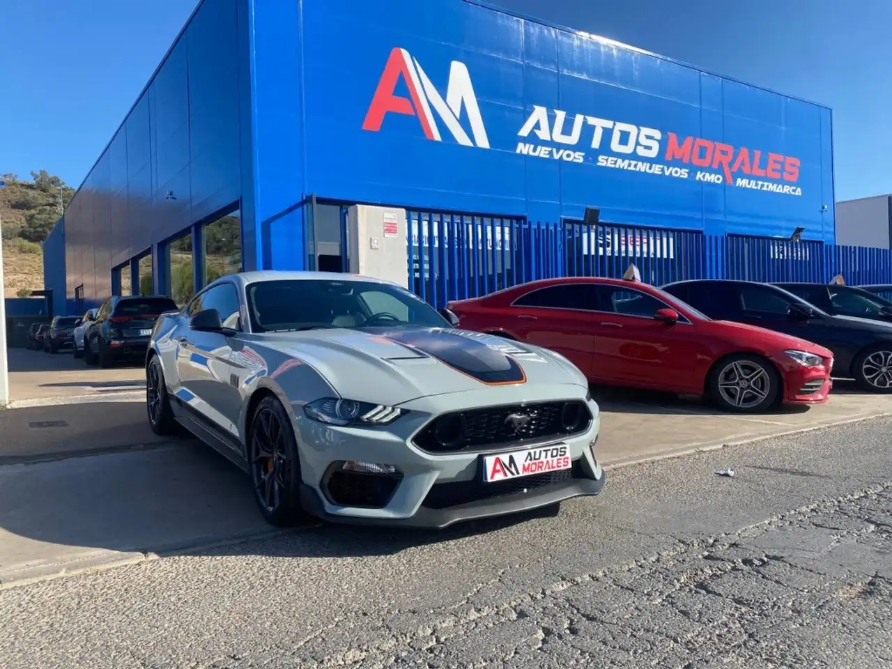 Renting Ford Mustang Fastback 5.0 Ti-VCT Mach I Gris