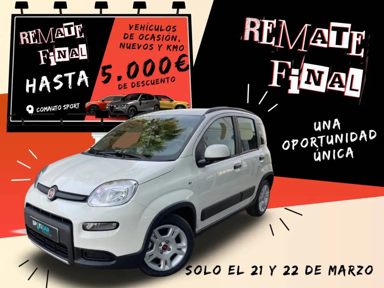  Renting Fiat Panda 1.0 Gse City Live Hybrid Blanco 1