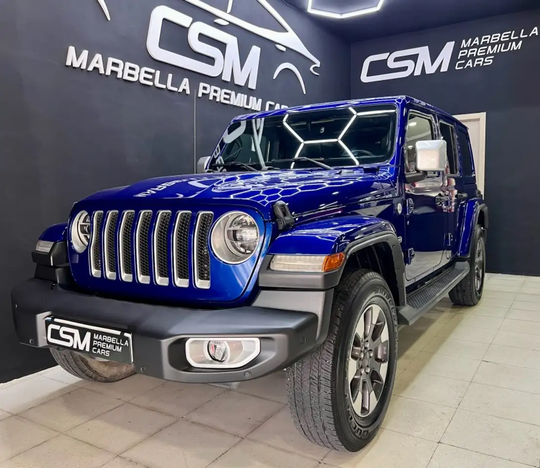 Renting Jeep Wrangler Unlimited 2.0T GME Sahara 8ATX Azul