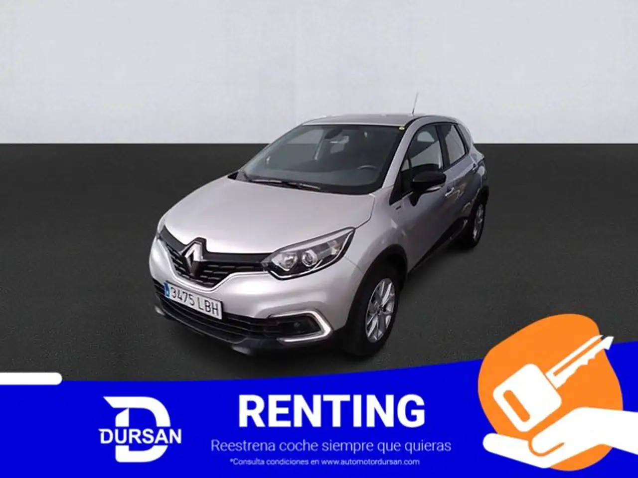  Renting Renault Captur TCe Energy Limited 66kW (4.75) Plateado 1
