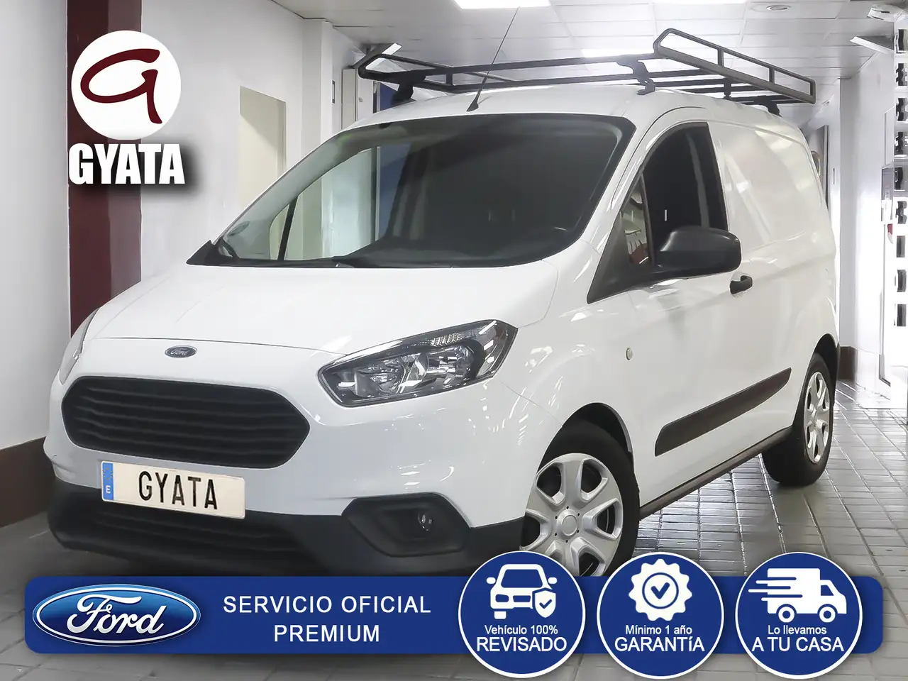 Renting Ford Transit Courier Van 1.5TDCi Trend 75 Blanco 4 1