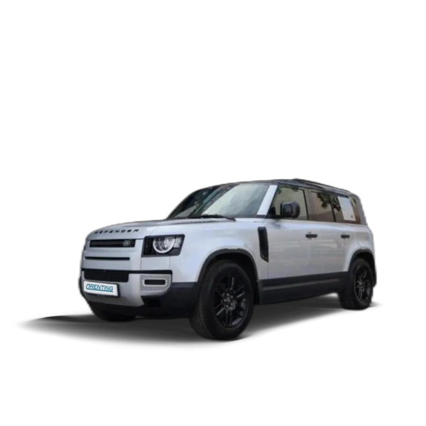 Renting Land Rover Defender 110 2.0D SD4 S AWD Aut. 240 7 plazas Gris