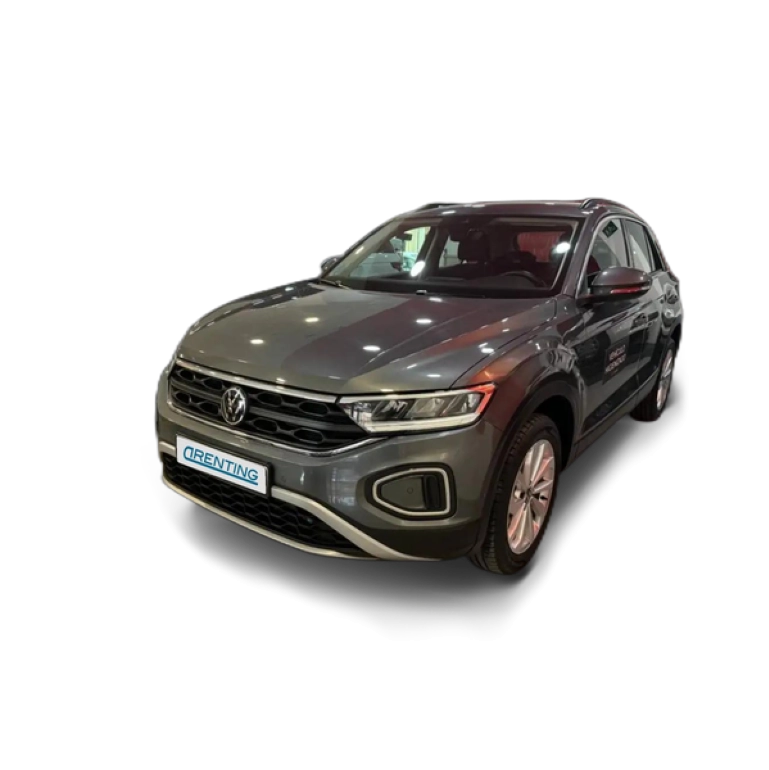 Renting Volkswagen T-Roc 1.5 TSI Life DSG7 Gris 1