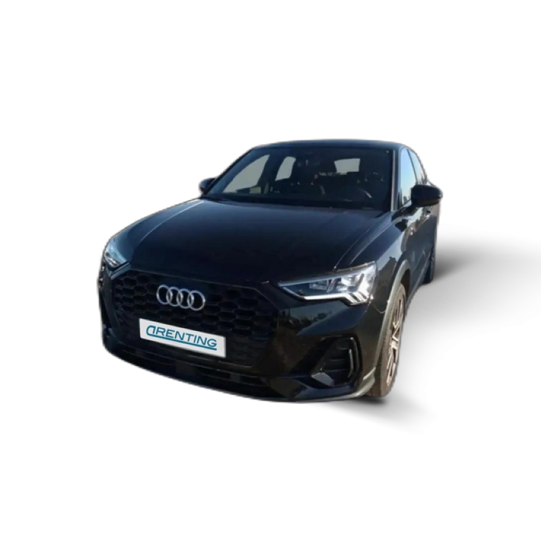 Renting Audi Q3 35 TDI Black line S tronic 110kW Negro