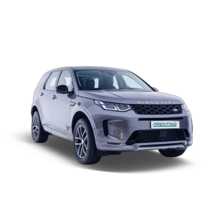Renting Land Rover Discovery Sport 1.5 I3 PHEV 309 PS AWD Auto S Gris