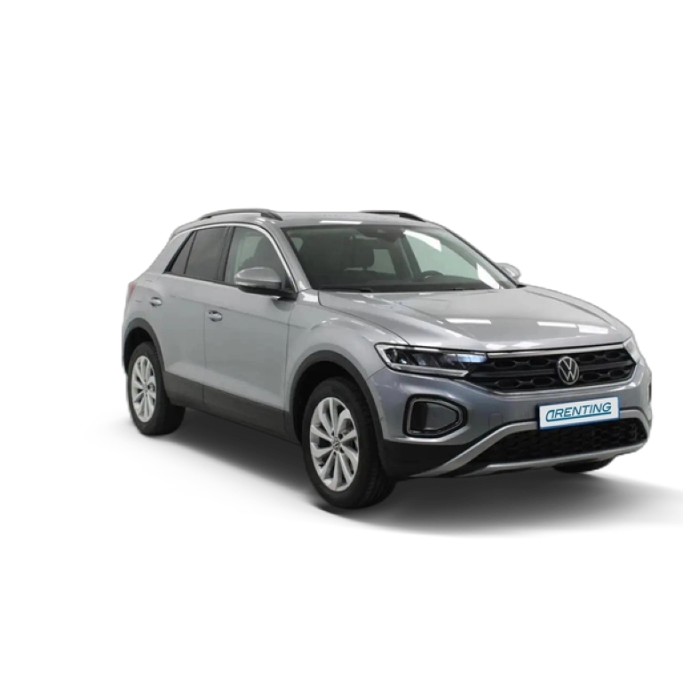 Renting Volkswagen T-Roc 1.5 TSI Life Plateado 3