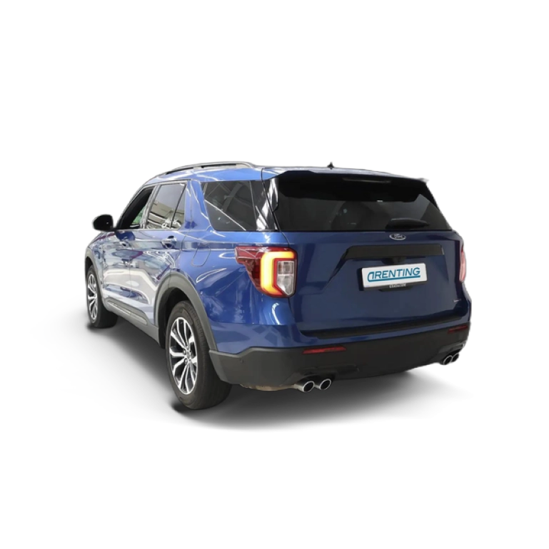Renting Ford Explorer 3.0 PHEV ST-Line AWD 450 Azul