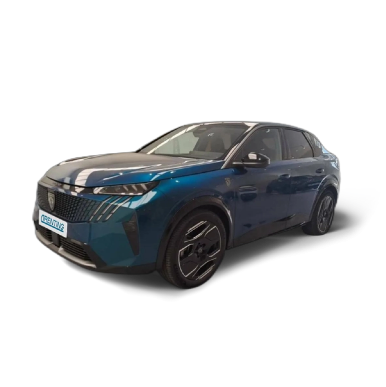 Renting Peugeot 3008 Eléctrico 157kW GT Azul 1