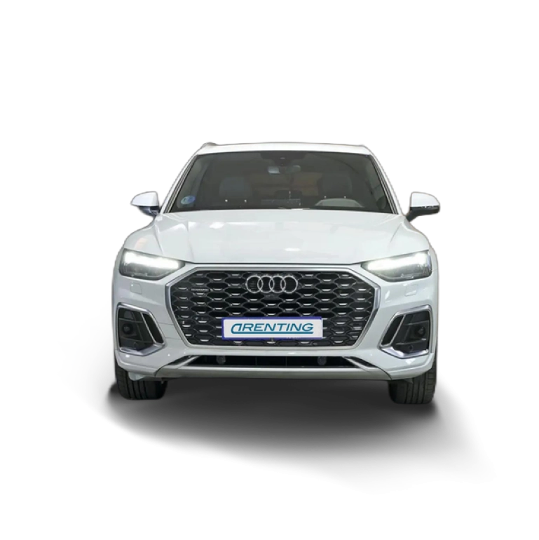 Renting Audi Q5 S line 40 TDI 150kW quattroultra Blanco