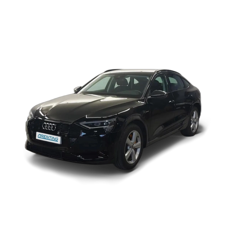 Renting Audi e-tron Sportback 50 quattro Advanced Negro