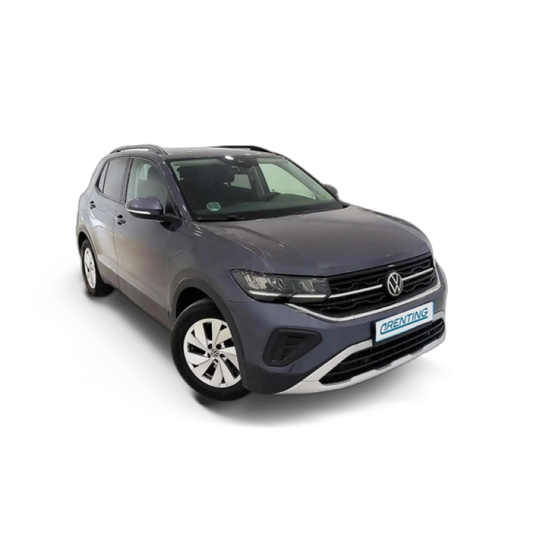 Renting Volkswagen T-Cross 1.0 TSI Life 70kW Gris 1