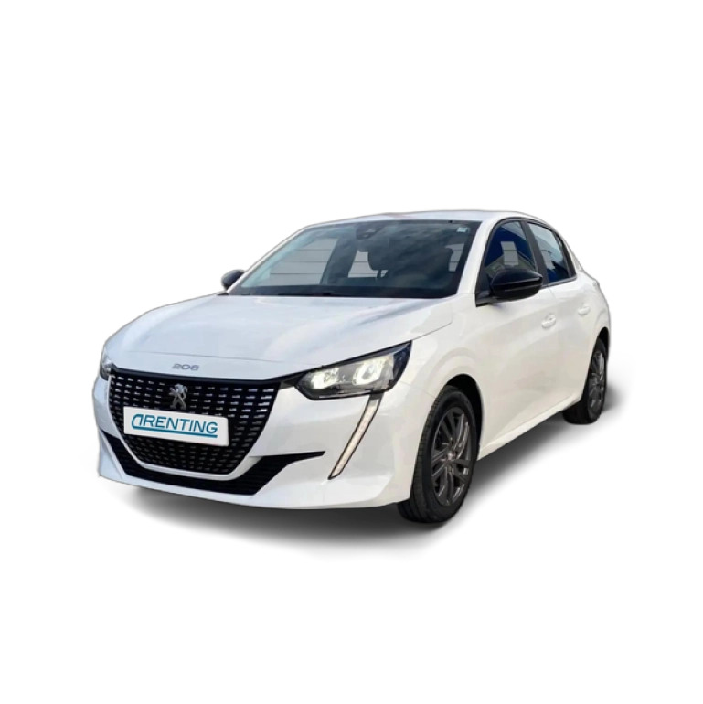 Renting Peugeot 208 1.2 Puretech S&amp;S Active Pack EAT8 100 Blanco