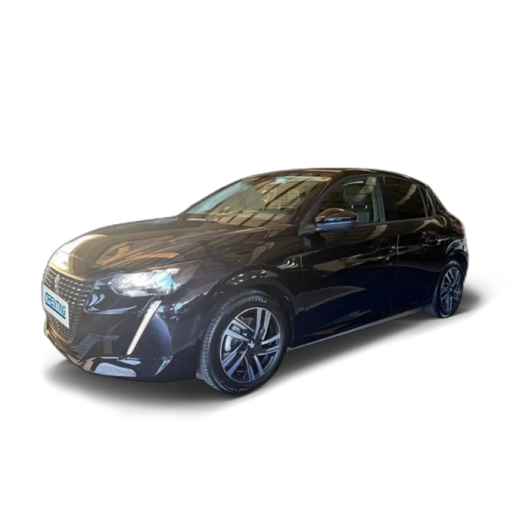 Renting Peugeot 208 1.2 Puretech S&amp;S Allure 100 Negro 1