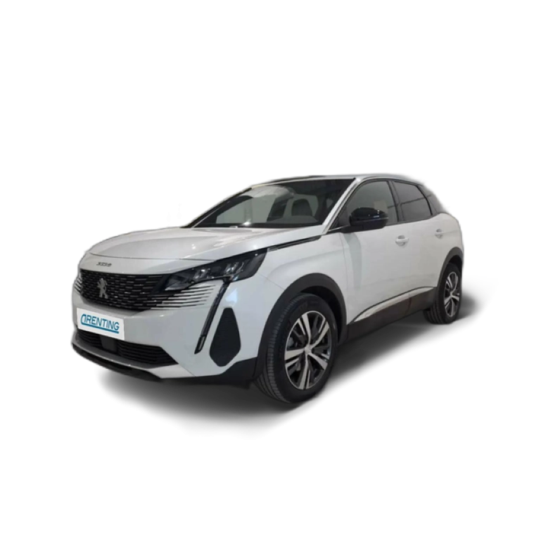 Renting Peugeot 3008 1.5 BlueHDi 96kW S&amp;S  EAT8 Allure Pack Blanco