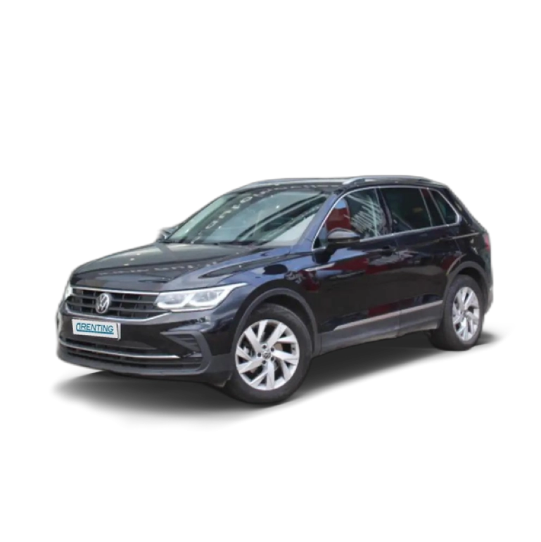 Renting Volkswagen Tiguan 1.5 TSI Life DSG 110kW Negro