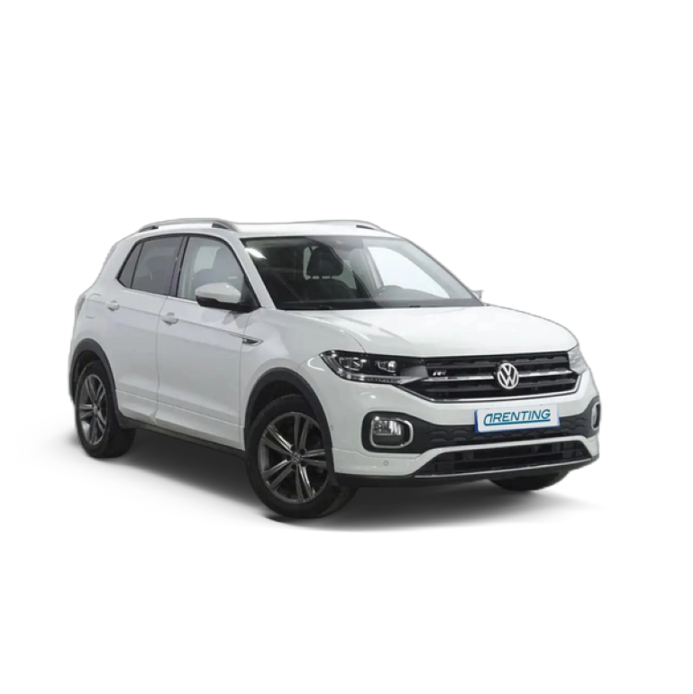 Renting Volkswagen T-Cross 1.5 TSI Sport DSG7 110kW Blanco