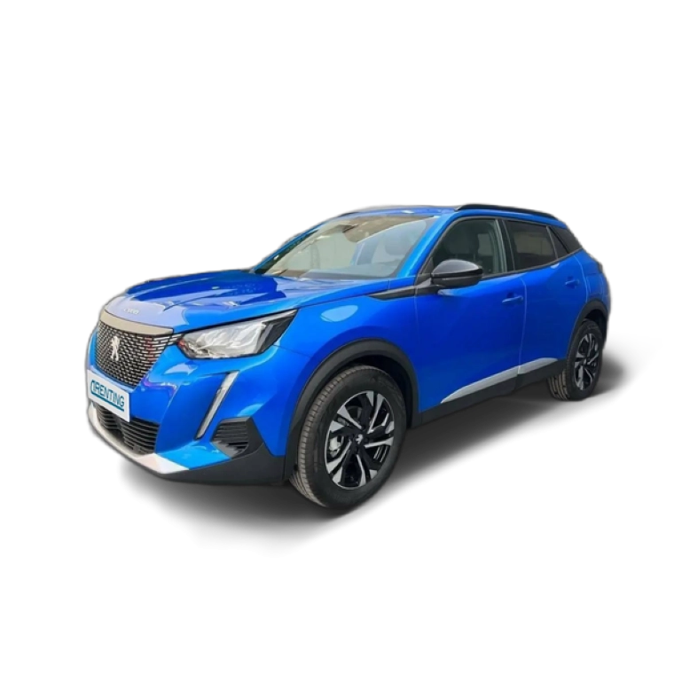 Renting Peugeot 2008 Allure Pack Eléctrico 100kW Azul 1