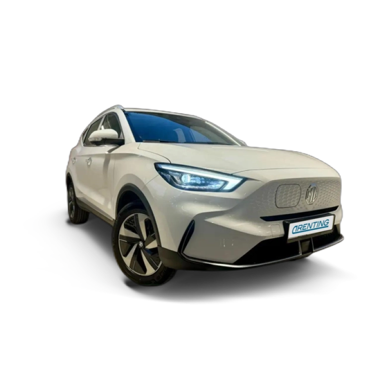 Renting MG ZS Comfort 51kWh 130kW Blanco