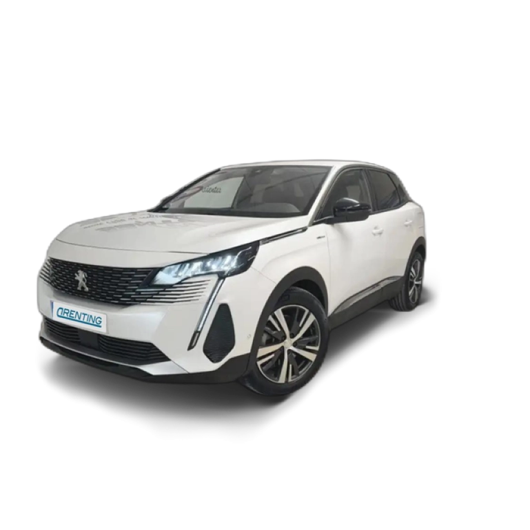 Renting Peugeot 3008 HYB PHEV 225 Allure e-EAT8 Blanco
