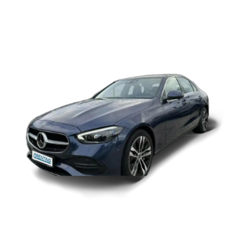 Renting Mercedes-Benz MERCEDES-BENZ Clase C Berlina  Automático de 4 Pu Azul