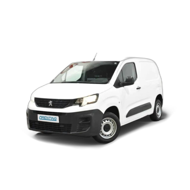 Renting Peugeot Partner PRO STANDARD 600 KG 1.5 BLUEHDI 100 CV Blanco