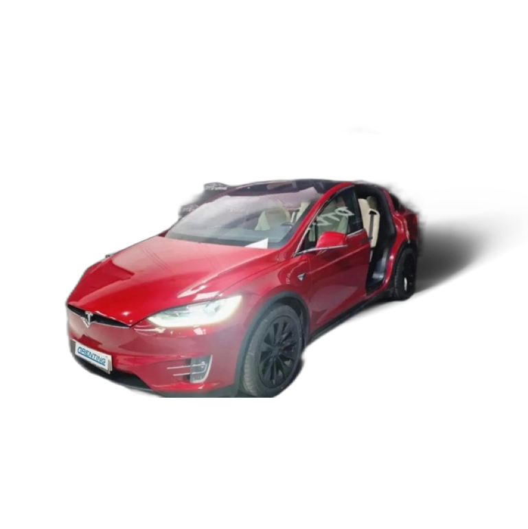 Renting Tesla Model X Performance Ludicrous AWD Rojo