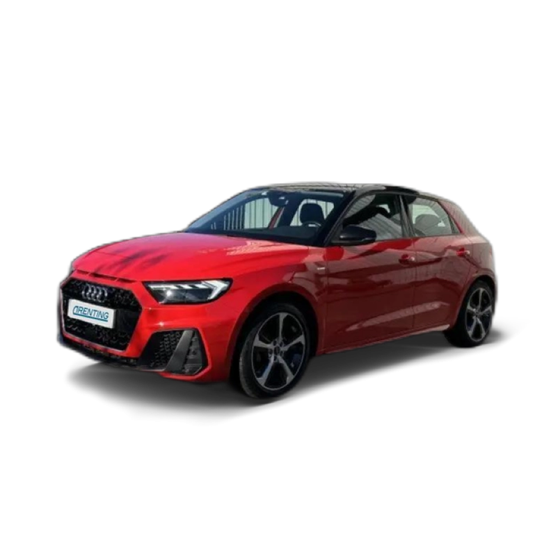 Renting Audi A1 Sportback 25 TFSI Adrenalin Rojo