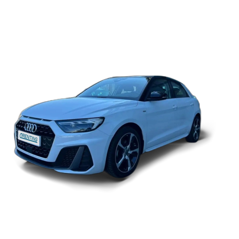 Renting Audi A1 Sportback 30 TFSI S line S tronic Blanco