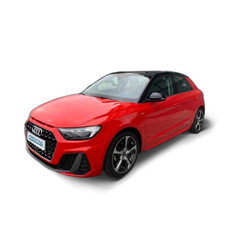 Renting Audi A1 Sportback 30 TFSI S line S tronic Rojo