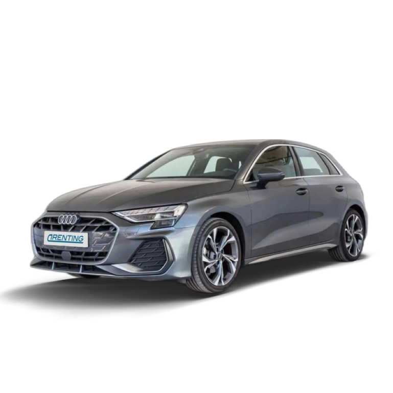 Renting Audi A3 Sportback 35 TFSI S line S tronic Gris 1