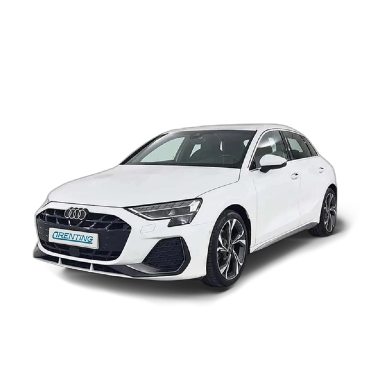 Renting Audi A3 Sportback 35TDI Black line edition S tronic Blanco