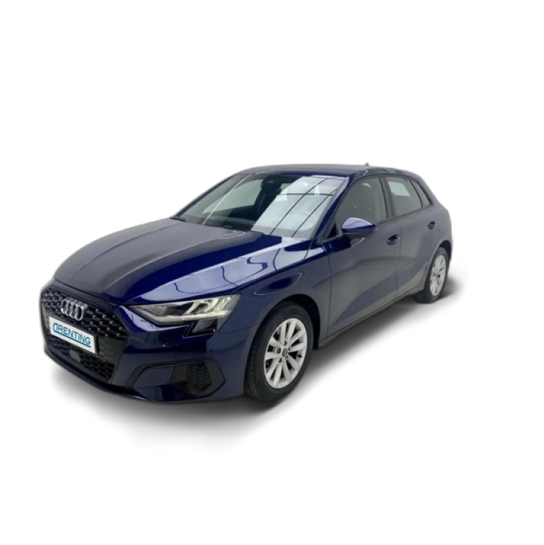 Renting Audi A3 Sportback 35TDI S tronic Azul