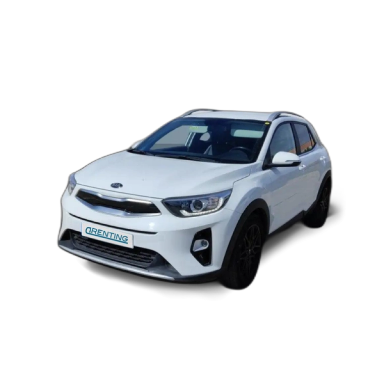 Renting Kia Stonic 1.0 T-GDi 88kW (120CV) Black Edition DCT Blanco
