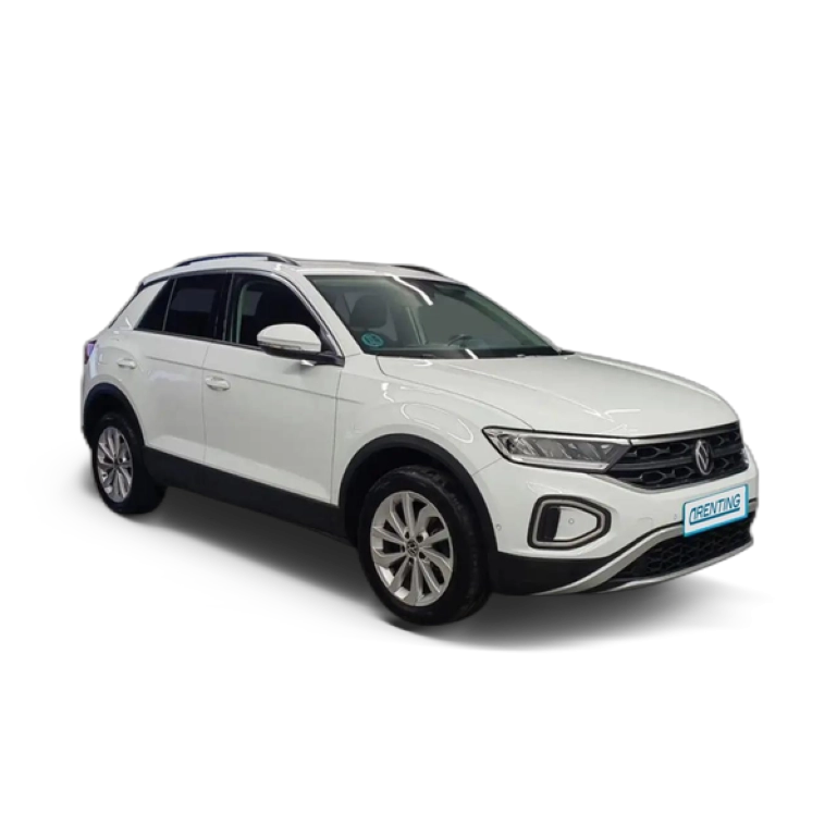 Renting Volkswagen T-Roc 1.0 TSI Life 81kW Blanco