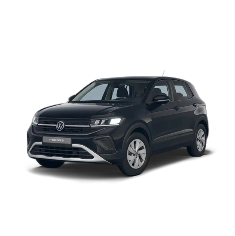 Renting Volkswagen T-Cross 1.0 TSI Life 85kW Negro 3