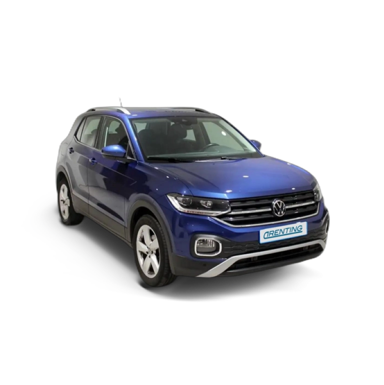 Renting Volkswagen T-Cross 1.0 TSI Sport DSG7 81kW Azul
