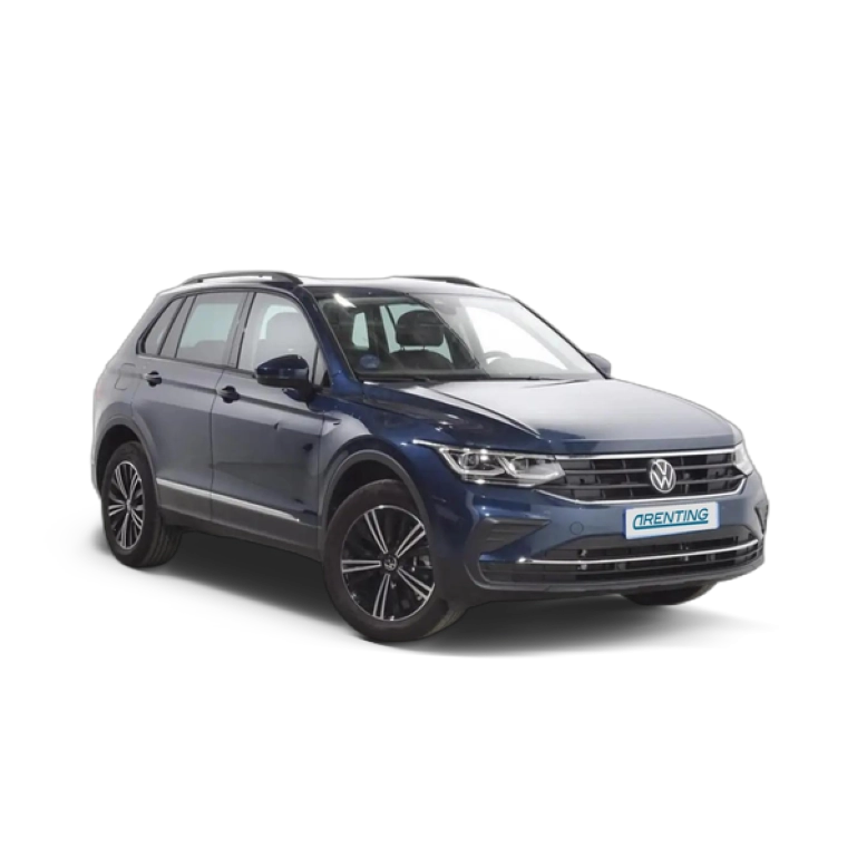 Renting Volkswagen Tiguan 1.4 eHibrid Life 180kW Azul
