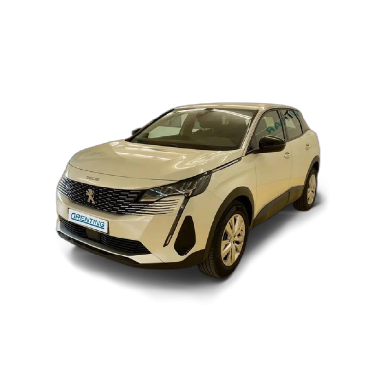 Renting Peugeot 3008 1.5 BlueHDi 130CV S&amp;S Active Pack Blanco