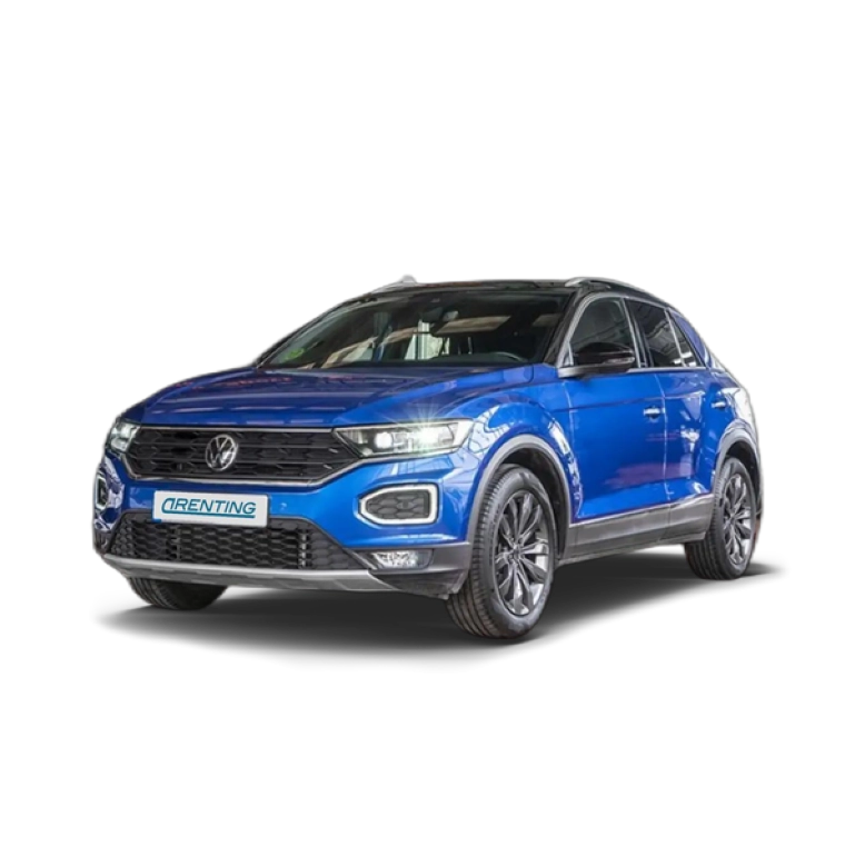 Renting Volkswagen T-Roc 1.5 TSI Sport DSG7 Azul 1