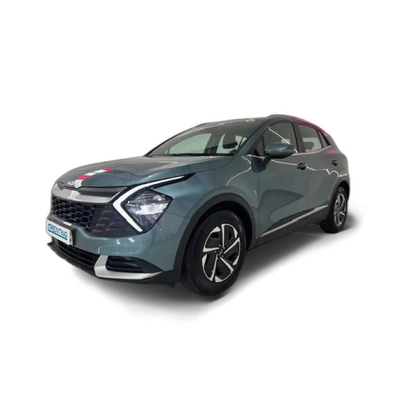 Renting Kia Sportage 1.6 T-GDi HEV Drive Verde