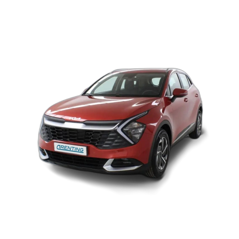 Renting Kia Sportage 1.6 T-GDi MHEV Drive 150 Rojo 2