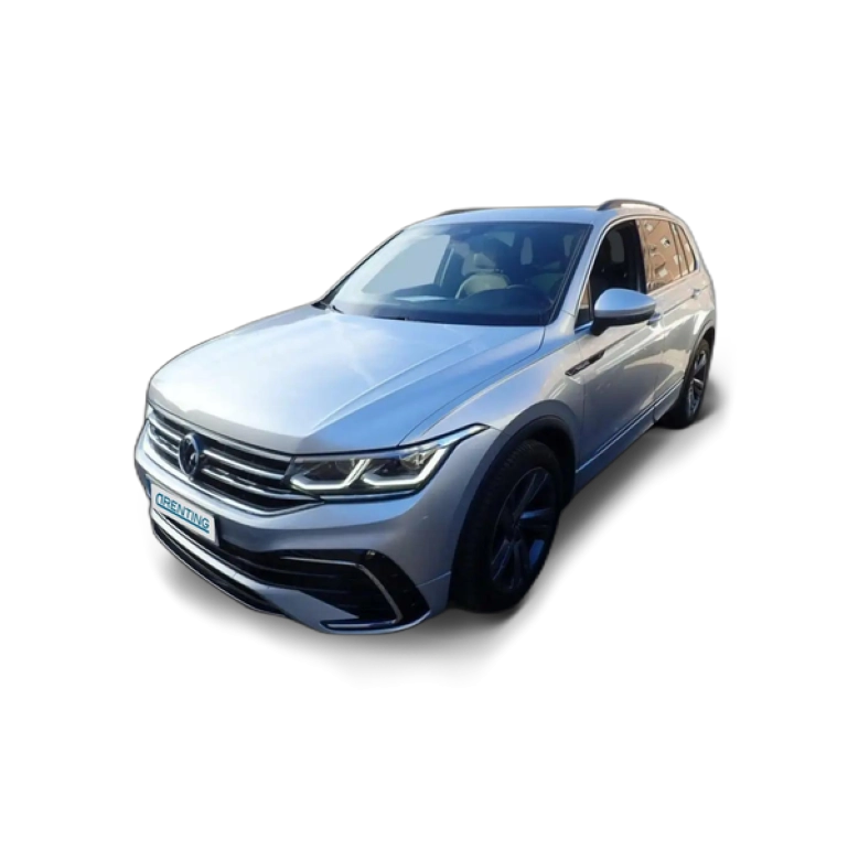 Renting Volkswagen Tiguan 2.0TDI R-Line DSG 110kW Gris 1