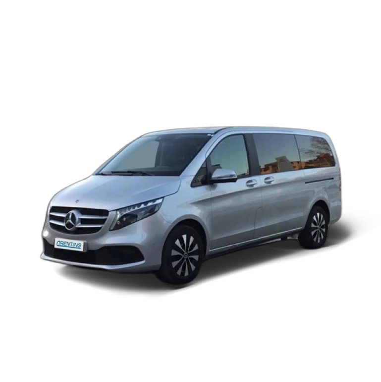 Renting Mercedes-Benz V 250d Largo Plateado