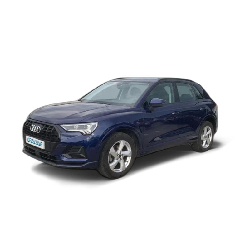 Renting Audi Q3 35 TFSI Advanced S tronic Azul
