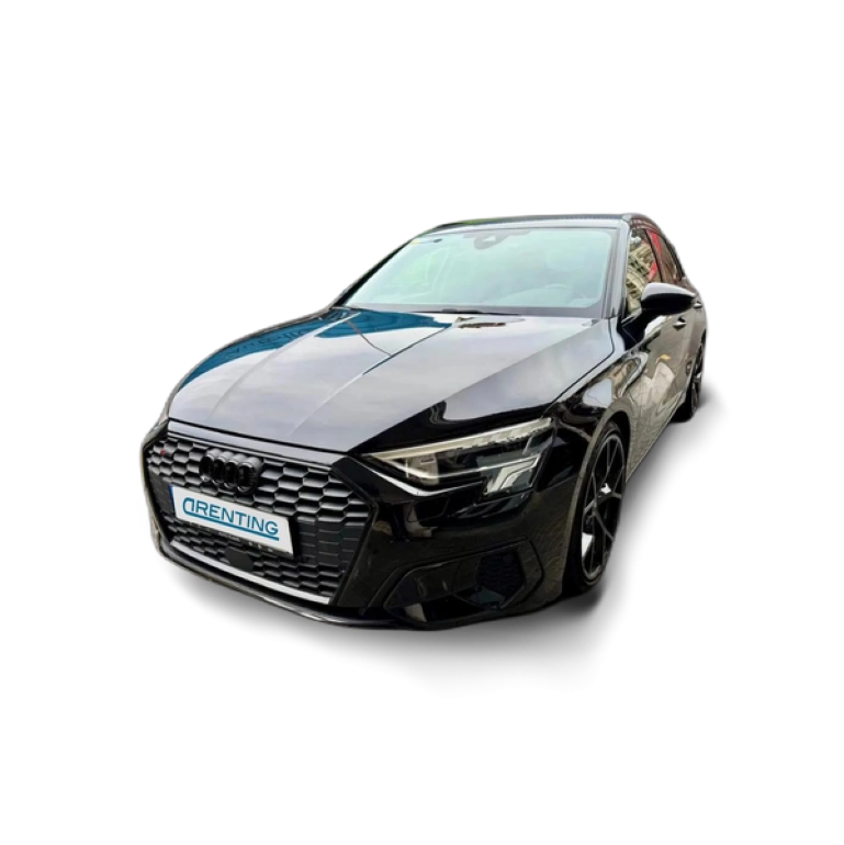 Renting Audi A3 40 TFSIE S LINE Negro