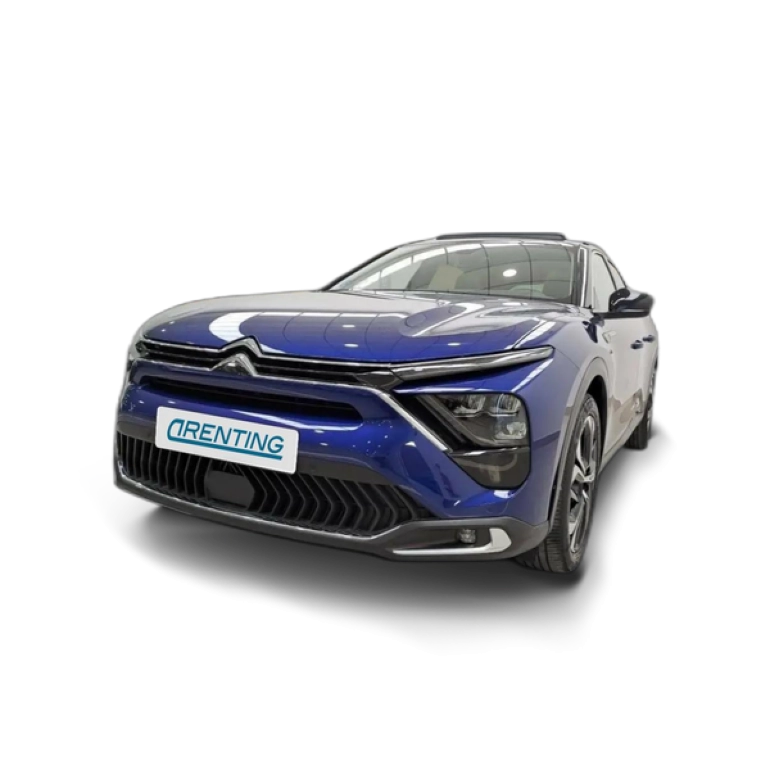 Renting Citroen C5 X Hybrid 180 e-EAT8 Shine Azul 1